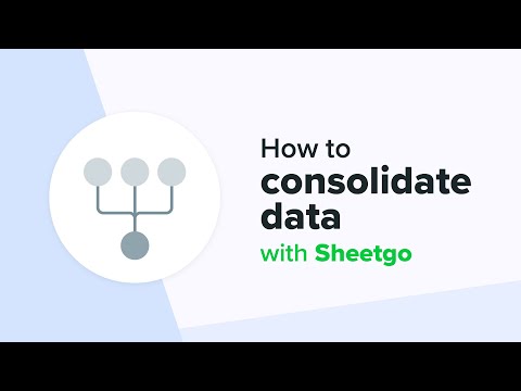 How to consolidate data with Sheetgo