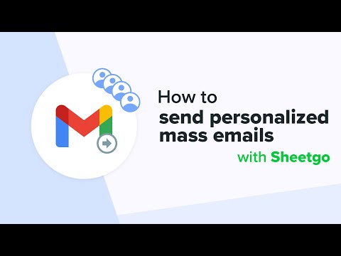 How to send personalized mass emails with Sheetgo